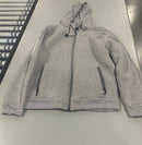 BLU ROCK NEW YORK SOFT WARM SHERPA FLEECE LINING ZIP UP - SIZE: S - HEATHER GRAY - Like New