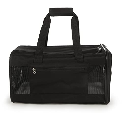52000 TRUSTYPUP EASY EXPLORER TRAVEL PET CARRIER MEDIUM - BLACK - Like New