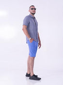 BARN SWALLOW MENS CHINO SHORTS – SIZE SMALL - PALACE BLUE - Brand New