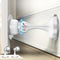 WINONLY Magnetic Door Stoppers 2 Pack Wall Floor Mounting 3D Adhesive Tape-White - Like New