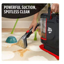 DIRT DEVIL PORTABLE CORDED SPOT CARPET CLEANER - BLACK RED - Brand New