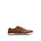 KENNETH COLE REACTION CROWN-ED KING LOW TOP SNEAKER COGNAC SIZE 9 - BROWN - Like New