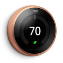 GOOGLE NEST LEARNING WIFI THERMOSTAT GOOGLE T3021US - COPPER - Brand New