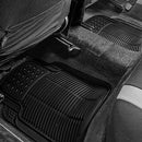 FH Group Automotive Floor Mats - Heavy-Duty Rubber, Universal Fit Full Set - Like New