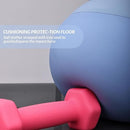 Fitvids Soft Kettlebells - Soft Vinyl Kettlebells Sea and Sand - 20lb - AQUA - Like New