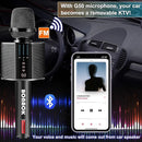 BONAOK Karaoke Microphone Portable Wireless Bluetooth Karaoke Mic G50 - Black - Like New