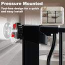 40.55" Extra Tall Baby Gate for Doorways, 32.6-40.5" Wide W385 - BLACK - Like New