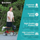 ELENKER YF-9010A STEERABLE FOLDABLE KNEE WALKER 10" WHEELS WITH BAG - RED - Like New