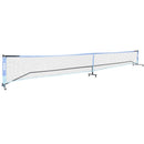 PRINCE FULL EASY TO TRANSPORT COURT PICKLEBALL NET + WHEELS - 22FT - BLUE - Like New