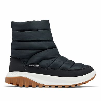 COLUMBIA SNOWTROT WOMEN'S WINTER BOOTS - SIZE: WOMEN 10.5 (AU/UK M8.5) - BLACK - Like New