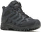 MERRELL MEN'S MOAB 3 MID WATERPROOF TACTICAL BOOTSE - SIZE: MEN 9.5W - BLACK - Like New
