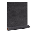 TruReno 24"x394" Black Grey Concrete Matte Contact Paper Home Decor - Brand New