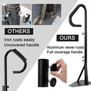 ZOMOFEW SPA HOT TUB HAND RAIL ADJUSTABLE HEIGHT 63'' SLIDE- BLACK - Like New