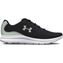 UNDER ARMOUR WOMEN'S CHARGED IMPULSE 3 JET GRAY/ILLUSION GREEN SIZE 10 - Like New
