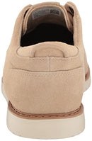 TOMS MEN'S NAVI OXFORD SIZE MEN 8 OATMEAL HEAVY TWILL SUEDE 10019515 - Like New