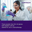GENERIC NITRILE EXAM GLOVES (55084) - SIZE: MEN L WOMEN L - PURPLE - Brand New