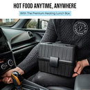 ZONETECH HEATING LUNCH BOX PREMIUM QUALITY ELECTRIC INSULATED LBS-01 - BLACK - Like New