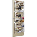 WHITMOR OVER THE DOOR SHOE RACK, 36 PAIR - WHITE - Like New