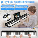 TERRENCE PORTABLE PIANO KEYBOARD 88 KEYS: TERENCE FOLDING - EBONY - Like New