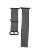 Apple Watch Woven NYLON Band Space Gray buckle 42MM - Black Like New