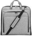 AMAZON BASICS CARRY-ON GARMENT BAG TRAVEL BUSINESS TRIPS SHOULDER STRAP - GRAY - Like New