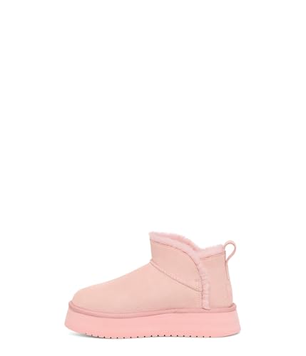 KOOLABURRA BY UGG WOMEN'S KOOLA ULTRA MINI PLATFORM ANKLE BOOT - SIZE 8 - PINK - Like New