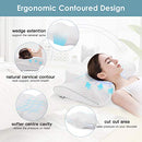 HIMIMI CERVICAL NECK PILLOW PAIN RELIEF SLEEPING CONTOUR FOAM KING WHITE - Brand New