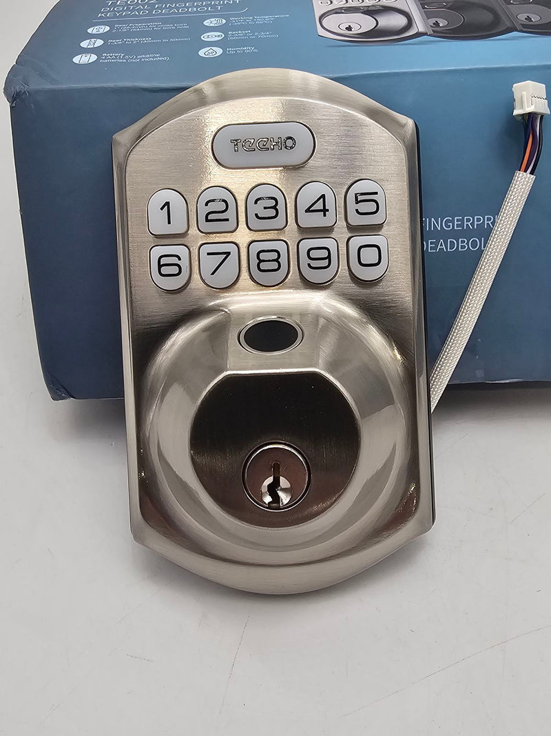 TEEHO TE002 Combination Door Smart Locker Satin Nickel - Scratch & Dent