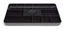 TRU RED STAPLES TR55350 13-COMPARTMENT PLASTIC DRAWER ORGANIZER - BLACK - Like New