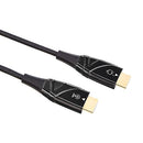 AMAZON BASICS HDMI FIBER OPTIC CABLE 18GBPS HIGH-SPEED 4K@60HZ 100 FEET BLACK - Brand New
