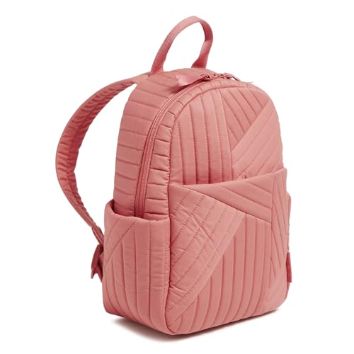 39171-15962 VERA BRADLEY COTTON SMALL BACKPACK TERRA COTTA ROSE - Brand New