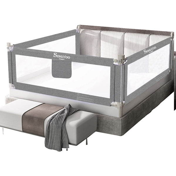 SINGYOO Extra Long Bed Rail Replacement for Children Twin Queen & King Size - Like New