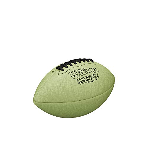 WILSON LUMINOUS GLOW FOOTBALL JUNIOR SIZE WTF1616 - GREEN - Like New