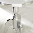 Deco 79 Accent Table, 22" x 15", Silver, 30567 B002PTVLZW - Like New