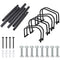 TRUE & TIDY BIKE FLOOR STAND AND HOLDER, 22-28" WHEELS, 4 SLOTS - BLACK - Like New