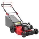 POWERSMART 21" GAS SELF-PROPELLED 140CC ENGINE LAWN MOWER B8721S2 - BLACK/RED - Like New