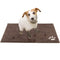 PETMAKER DOG DOOR MAT 36X26-INCH LARGE ENTRYWAY RUG NON-SLIP BACK - BROWN - Brand New