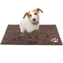 PETMAKER DOG DOOR MAT 36X26-INCH LARGE ENTRYWAY RUG WITH NON-SLIP BACK - BROWN - Like New