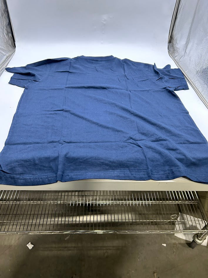 PACIFIC POLO CLUB MEN'S SHORT SLEEVES T-SHIRT - SIZE: MEN XL - NAVY/GRAY TRIM - Brand New