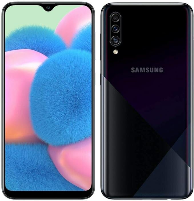 For Parts: SAMSUNG GALAXY A30S DUOS 64GB UNLOCKED - BLACK PHYSICAL DAMAGE-BATTERY DEFECTIVE