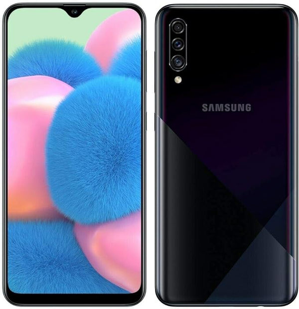 SAMSUNG GALAXY A30S DUOS 64GB UNLOCKED SM-A307G - PRISM CRUSH BLACK Like New