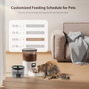 IMIPAW Automatic Cat Feeder and Water Fountain, Timed Dry Food Dispenser 3L - Like New