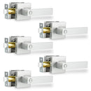 RAZCC Privacy Interior Door Handle, 5 Pack Heavy Duty Door Lever for Bathroom - Like New