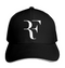 ROGER FEDERER HAT FOR MENS WOMENS TENNIS HAT ADJUSTABLE BASEBALL CAPS - BLACK - Brand New