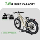 YOUNG ELECTRIC YOUNG 100LBS. CAPACITY ALUMINUM 1-EBIKE RACK BICYCLES - BLACK - Like New