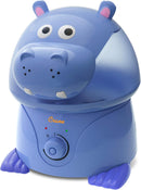 CRANE ADORABLES ULTRASONIC HUMIDIFIERS HUMIDIFIER OPTIONAL HIPPO - BLUE/PURPLE Like New