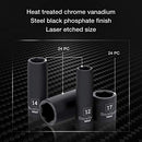 DURATECH 55-PIECE SOCKET SET 1/2’’ & 6 POINT IMPACT SOCKET SET 7 ACCESSORIES - Like New