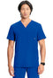 Infinity Cherokee V- Neck Men's Scrub Top with Rib CK900A - Galaxy Blue - L - Brand New