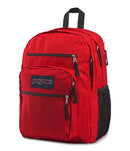 JS0A47JK5XP JanSport LapTop Backpack, 2 Compartment, ERGONOMIC Straps - Red Tape - Like New