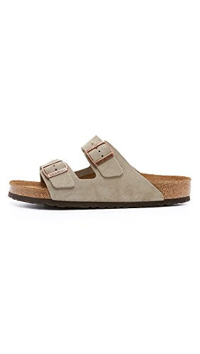 0951301 BIRKENSTOCK ARIZONA UNISEX SANDALS MEN 6 WOMEN 8 TAUPE - Like New